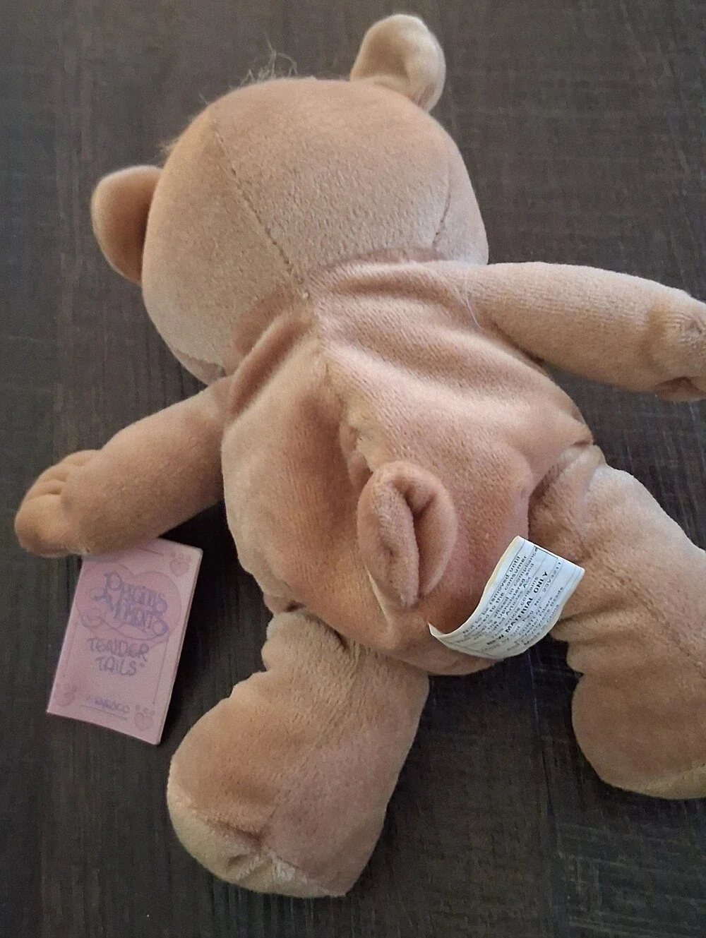 1997 Precious Moments Tender Tails brown bear plush